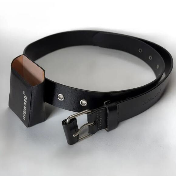 HYEIN SEO Leather Belt Cigarette Holder Black Unisex One Size Streetwear main image 7